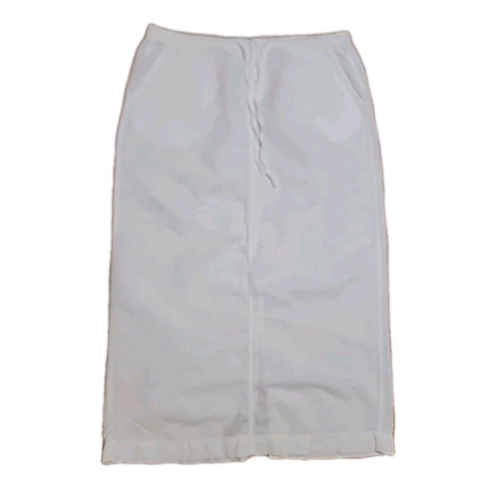 White Stag Pencil Long Skirt Linen Blend Size Large